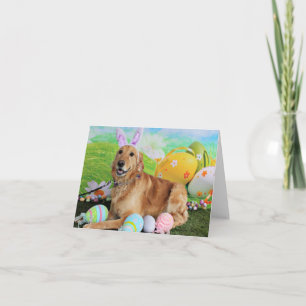 Easter - Golden Retriever - Molly Holiday Card