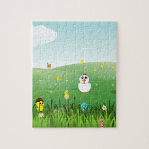 easter grass jigsaw puzzle