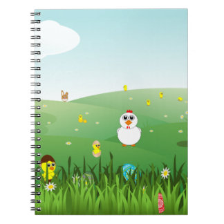 easter grass notebook