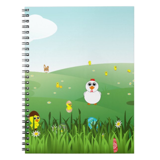 easter grass notebook (Front)