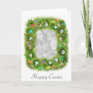 Easter Grass Photo Card