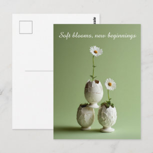 Easter Greeting Card Soft Spring Minimal