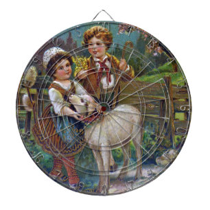 Easter Greetings 1908 Dartboard