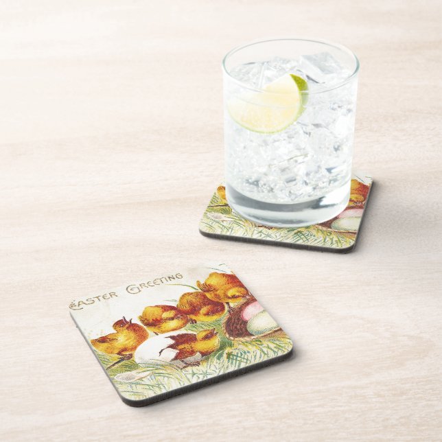 Easter Greetings Coaster (Right Side)