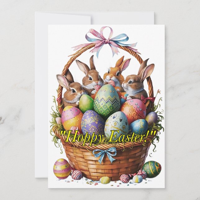 EASTER GREETINGS HOLIDAY CARD (Front)