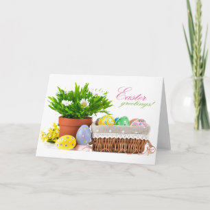 Easter Greetings Holiday Card