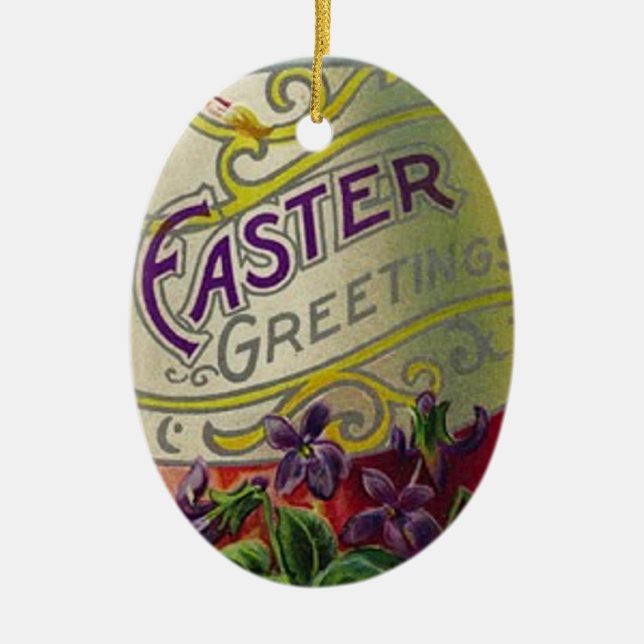 Easter Greetings - Ornament (Front)