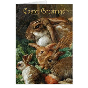 Easter Greetings ... Vintage Image Easter Card