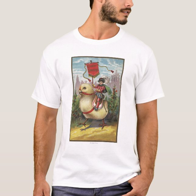 Easter GreetingsPrince atop a Chick T-Shirt (Front)