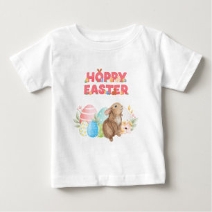 Easter Group Eggs Hoppy Easter day Baby T-Shirt