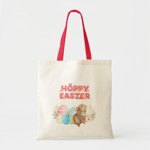 Easter Group Eggs Hoppy Easter day Tote Bag