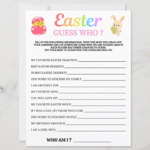 Easter Guess Who Game