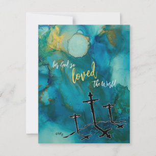 Easter Hallelujah Flat Card