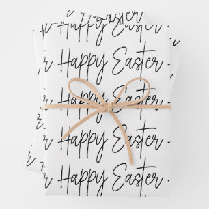 Easter Happy Easter Wrapping Paper Sheet