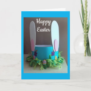 EASTER HAT WITH WISHES FOR A SPECIAL EASTER HOLIDAY CARD