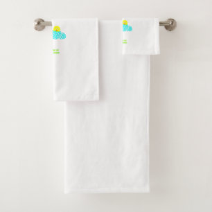 Easter Hatchlings Bathroom Towel Set