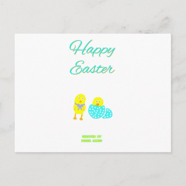 Easter Hatchlings Postcard (Front)