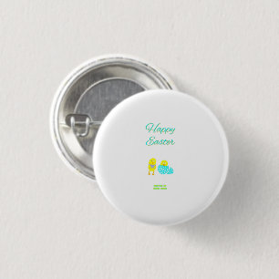 Easter Hatchlings Round Button