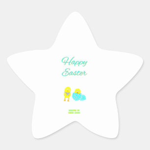 Easter Hatchlings Star Sticker