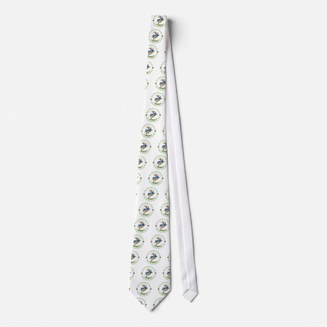 EASTER - Here Comes Peter Cottontail Tie (Front)