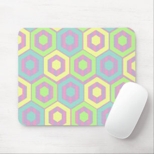 Easter Hexagons  Mouse Pad