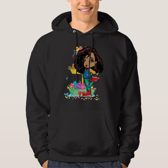 Easter Hip Hop Dance Love Dab Holiday Funny Kids B Hoodie (Front)