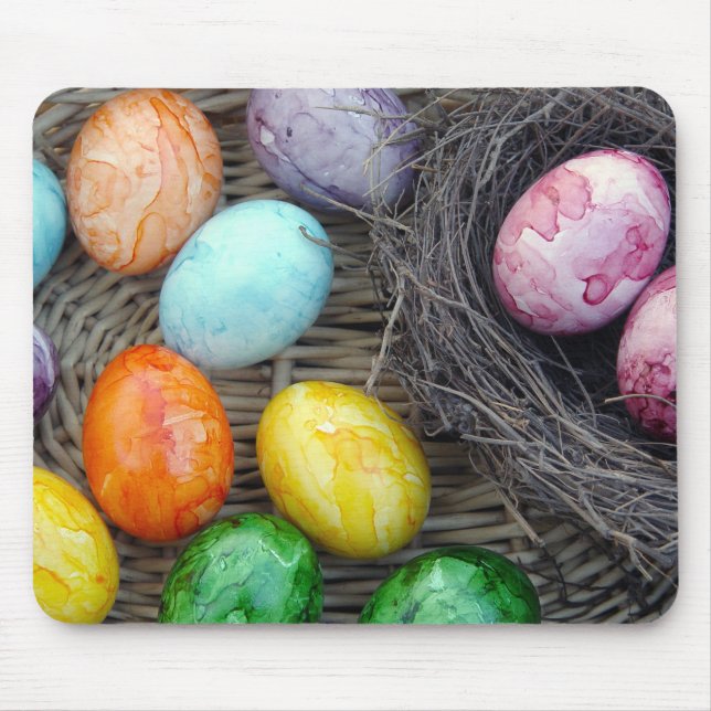 Easter Holiday Painted Eggs  Mouse Pad (Front)