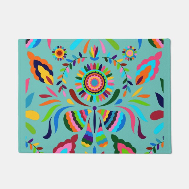 Easter Holidays Colourful Cool  Doormat (Front)