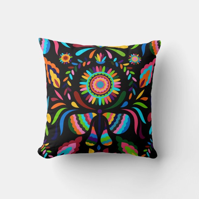 Easter Holidays Colourful Cool  Throw Pillow (Front)