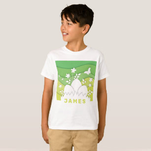 Easter holidays egg hunt in spring nature  T-Shirt