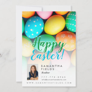 Easter Holidays Realtor Greeting Postcard