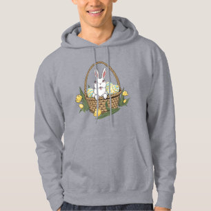 Easter Hoodie Easter Bunny Basket Ladies Hoodie