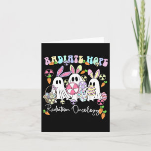 Easter Hope Radiation Oncology X-ray Rad Cute Ghos Card
