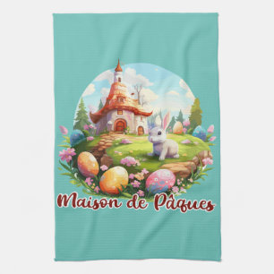 Easter House Kitchen Towel