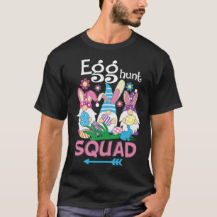 Easter Hunt Squad Easter Egg Hunt Gnome Family T-Shirt