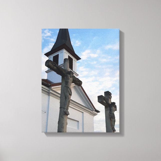 Easter in Esztergom Hungary Canvas Print (Front)