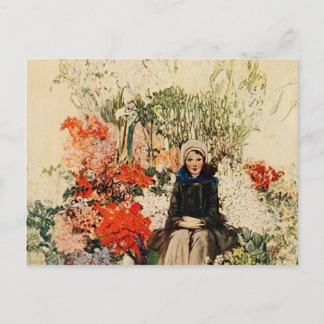 Easter in Paris in 1900s Holiday Postcard (Front)