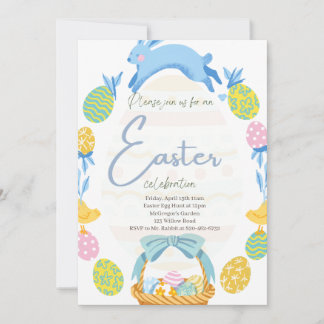 Easter Invitation, Easter Egg Hunt Invitation