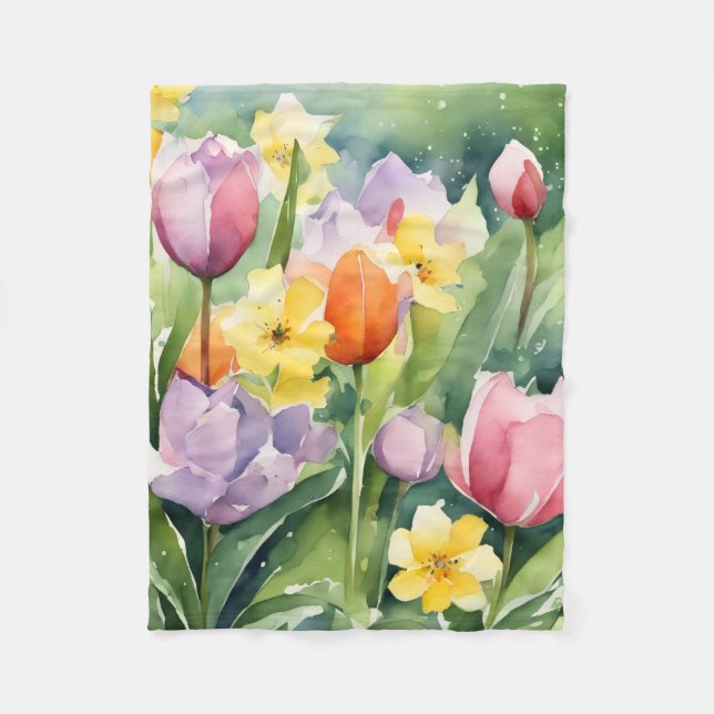 Easter is near fleece blanket (Front)