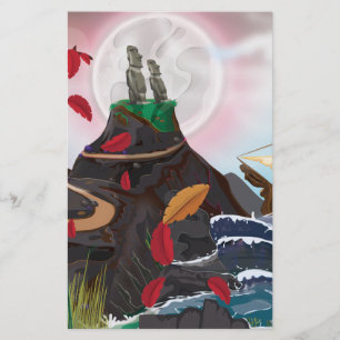 Easter Island Adventure Stationery