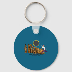 Easter island annular eclipse t shirt keychain
