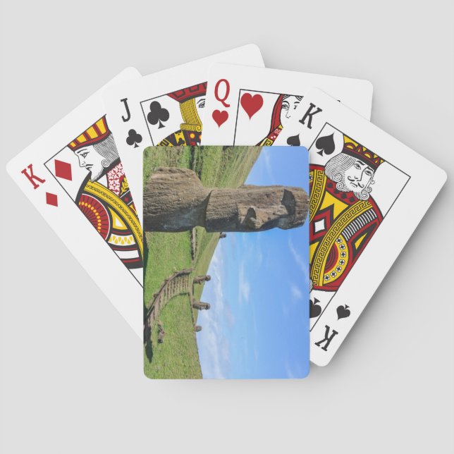 Easter Island, Chile Playing Cards (Back)