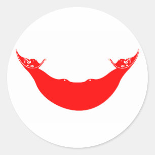 easter island classic round sticker