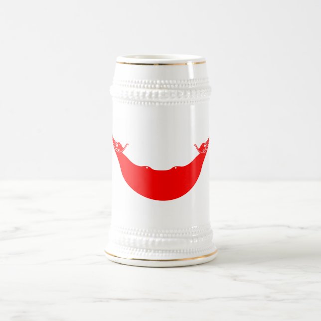 Easter Island Flag Beer Stein (Center)