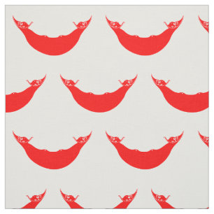 Easter Island Flag Fabric