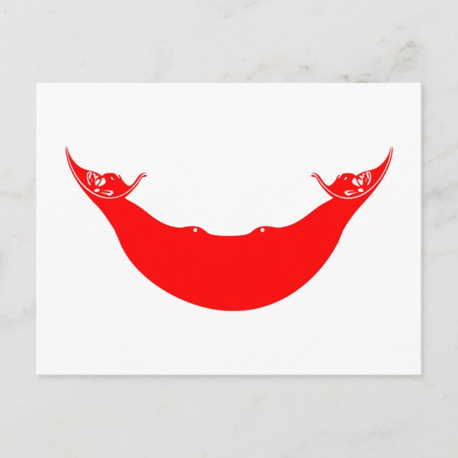 Easter Island Flag Postcard (Front)