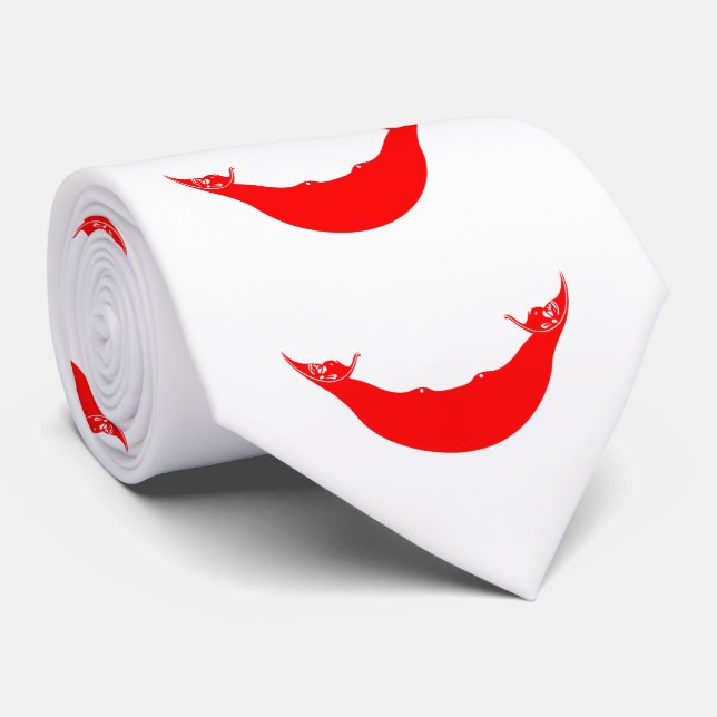 Easter Island Flag Tie (Rolled)