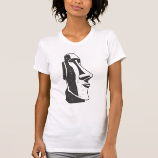 Easter Island Moai Head Statue T-Shirt