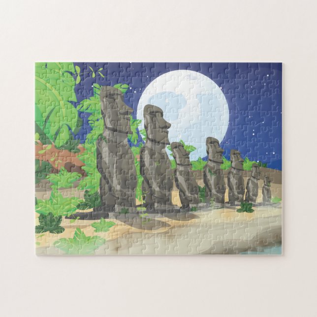 Easter Island Moai Jigsaw Puzzle (Horizontal)