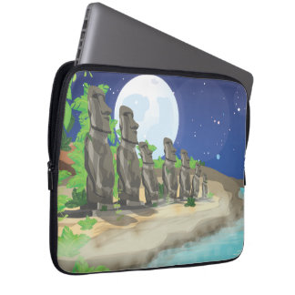 Easter Island Moai Laptop Sleeve